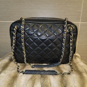 COPY - Authentic Chanel Matelasse shoulder bag.